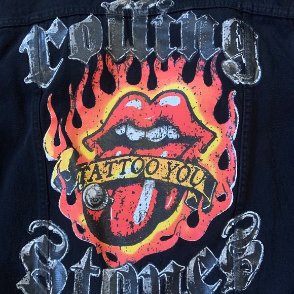 ROLLING STONE BLACK DENIM JACKET - Picture 3 of 4